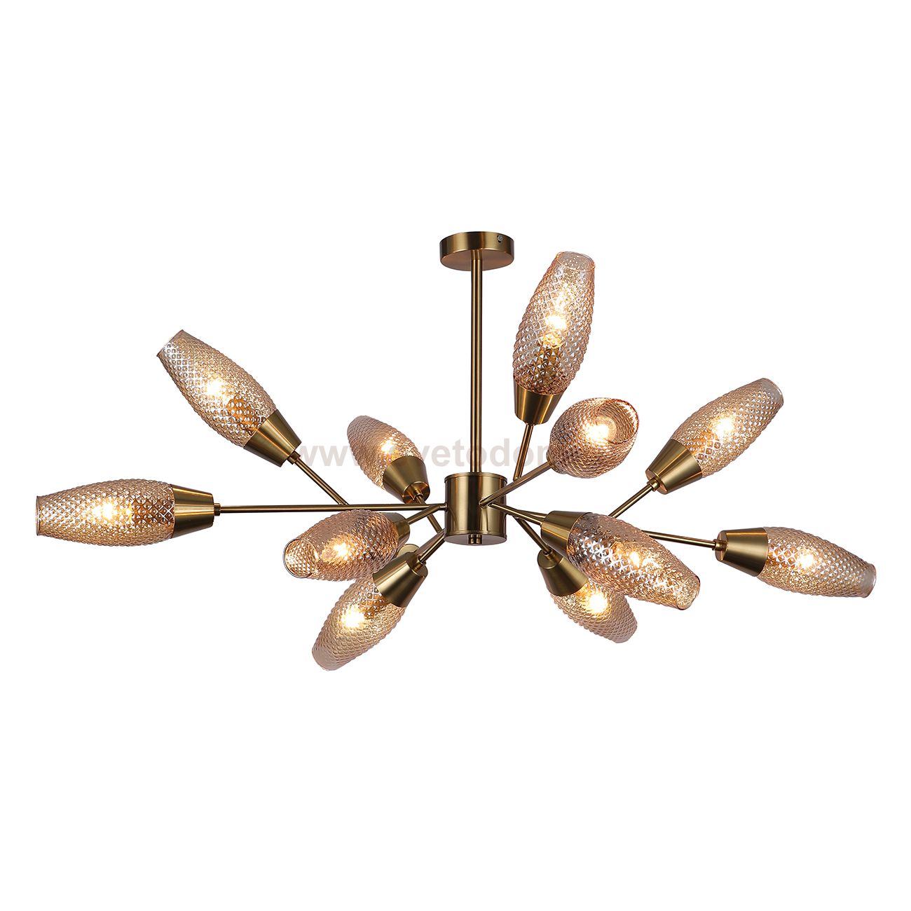 Светильник на штанге Escada 10165/12PL E14*60W Copper DESIRE