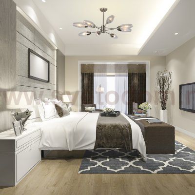 Светильник на штанге Escada 10165/8PL E14*60W Nickel DESIRE