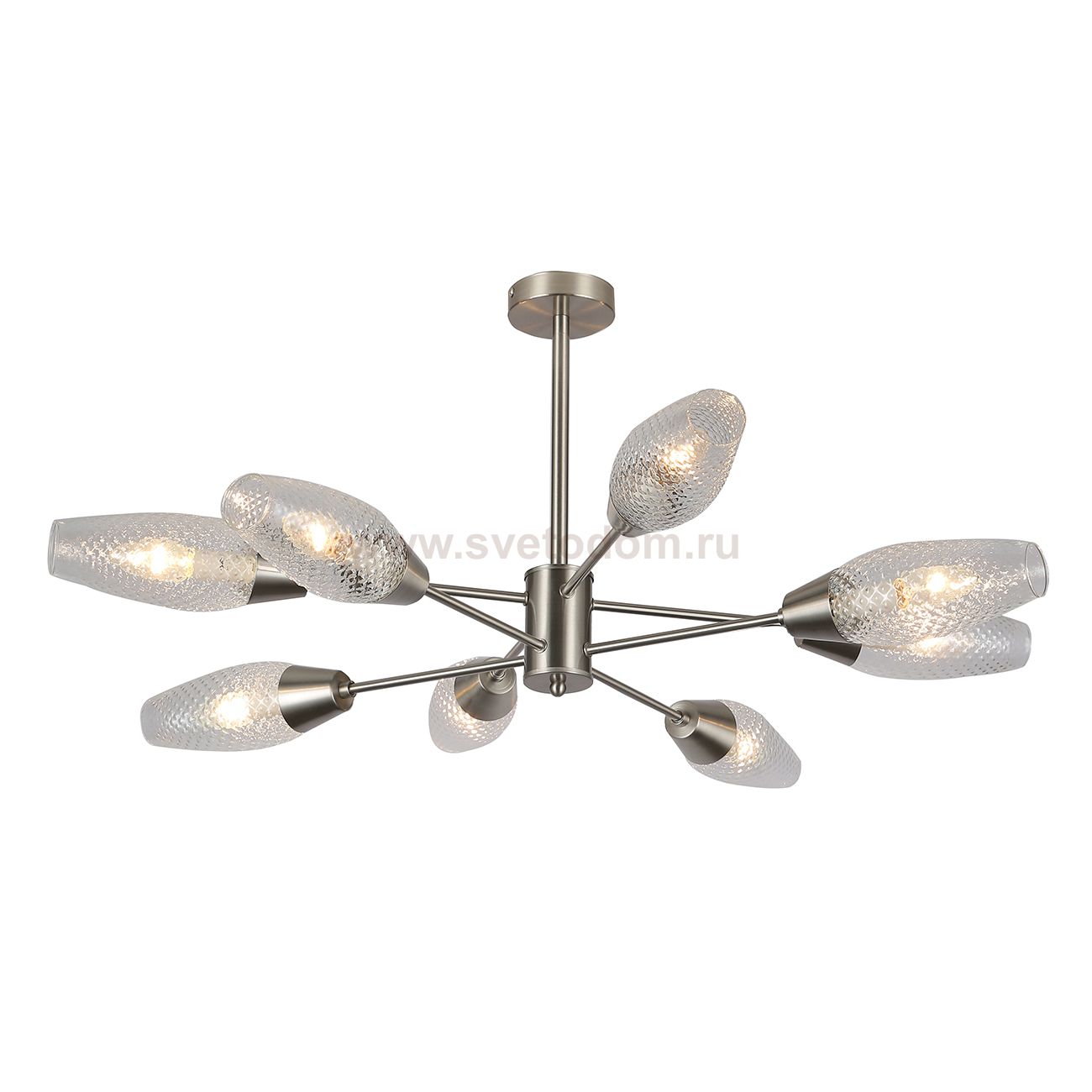 Светильник на штанге Escada 10165/8PL E14*60W Nickel DESIRE