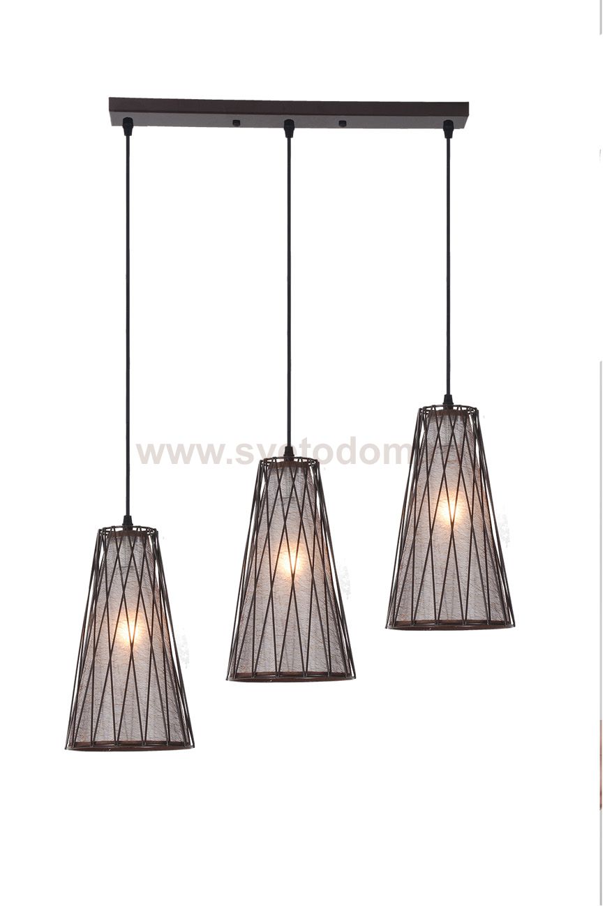 Подвесной светильник Escada 10166/3S E27*60W Brown