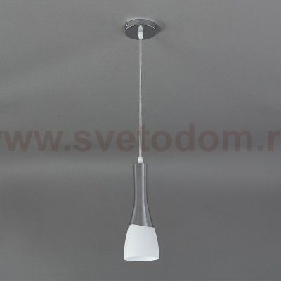 Подвесной светильник Escada 10167/1S E27*60W Chrome/White GLORY