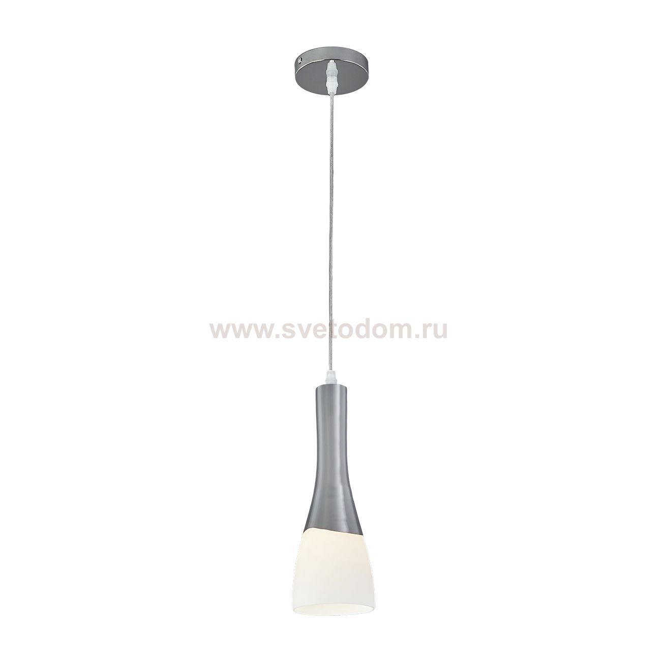Подвесной светильник Escada 10167/1S E27*60W Chrome/White GLORY