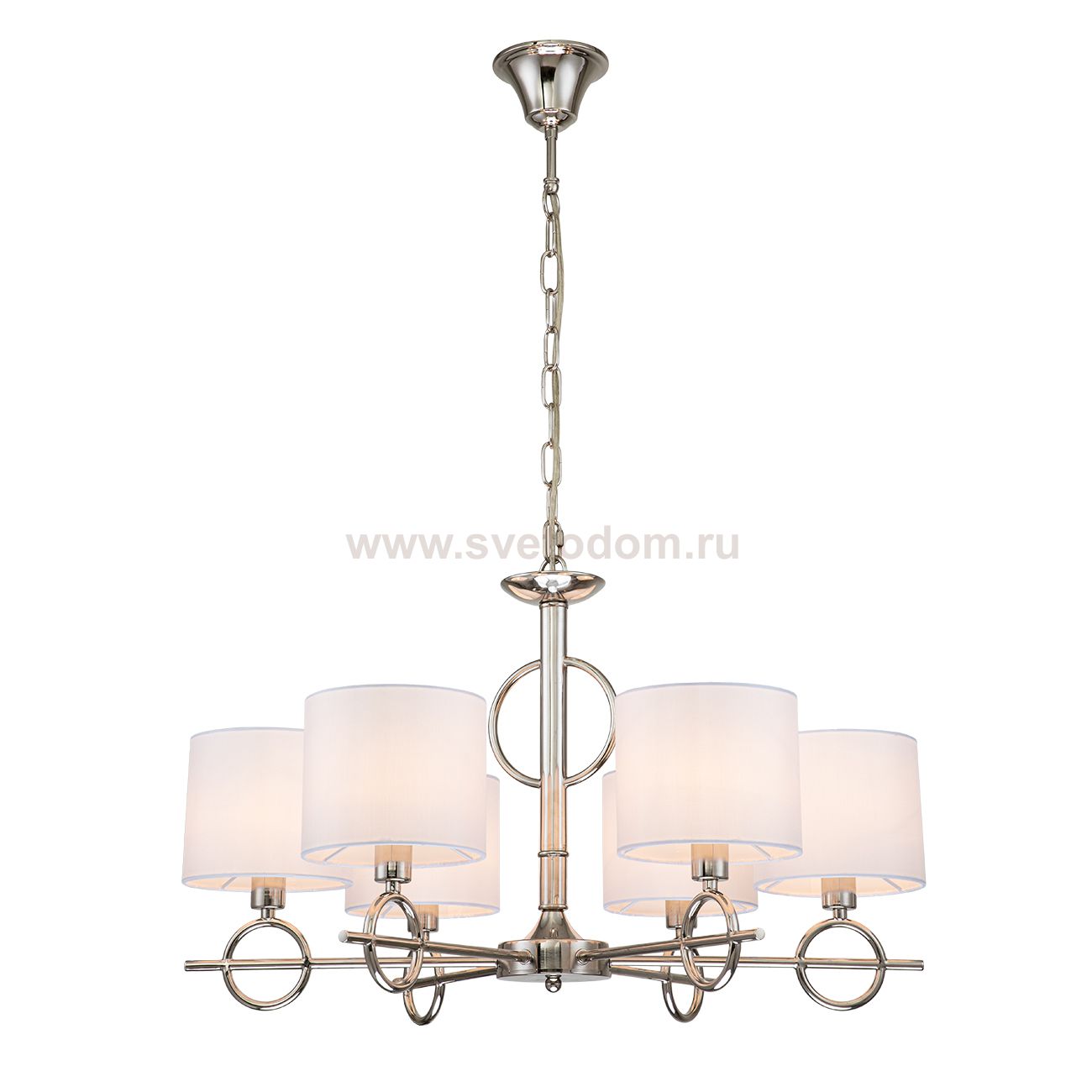 Подвесной светильник Escada 10167/6PL E14*40W Nickel MORAINE