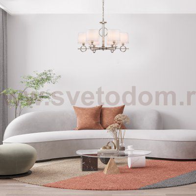 Подвесной светильник Escada 10167/6PL E14*40W Nickel MORAINE