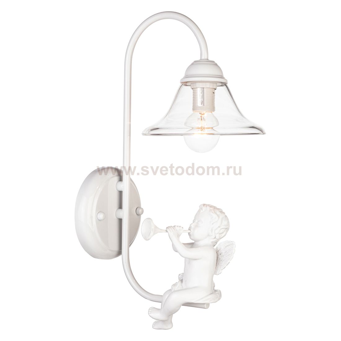 Настенный светильник Escada 10169/1A E14*60W White ANGEL