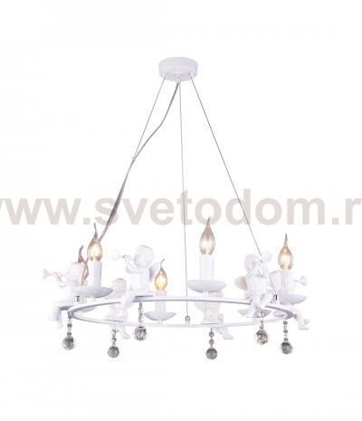 Подвесной светильник Escada 10169/6 E14*60W White ANGEL