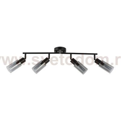 Настенно-потолочный свет Escada 10172/4 E14*40W Black/Chrome