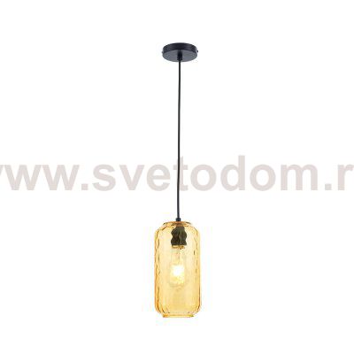 Подвесной светильник Escada 10177/1S E27*60W Black/Yellow