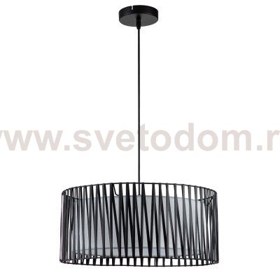 Подвесной светильник Escada 10181/3S E27*60W Black/Silver ZAMBEZE