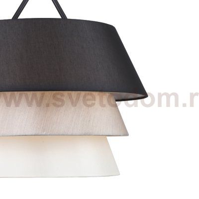 Подвесной светильник Escada 10187/3S E27*60W Black/Beige/White