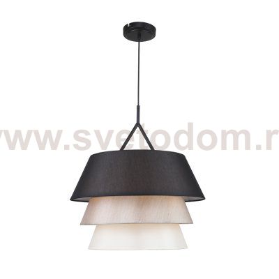 Подвесной светильник Escada 10187/3S E27*60W Black/Beige/White