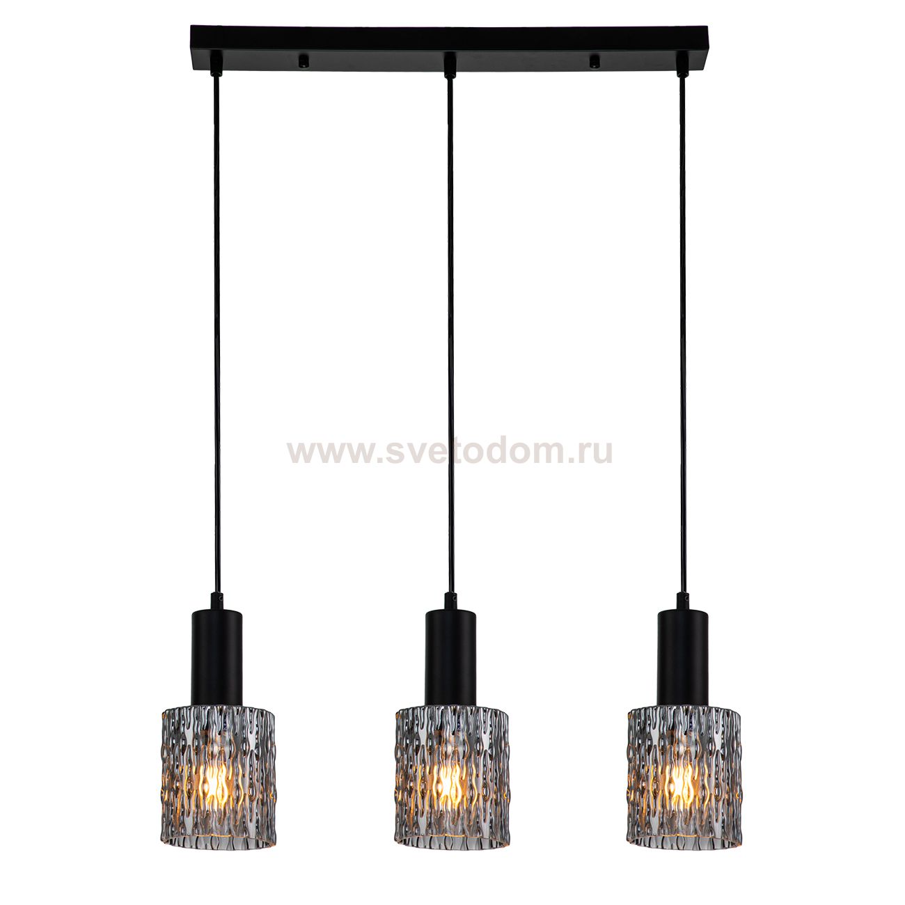 Подвесной светильник Escada 10189/3S E27*40W Black RAIN