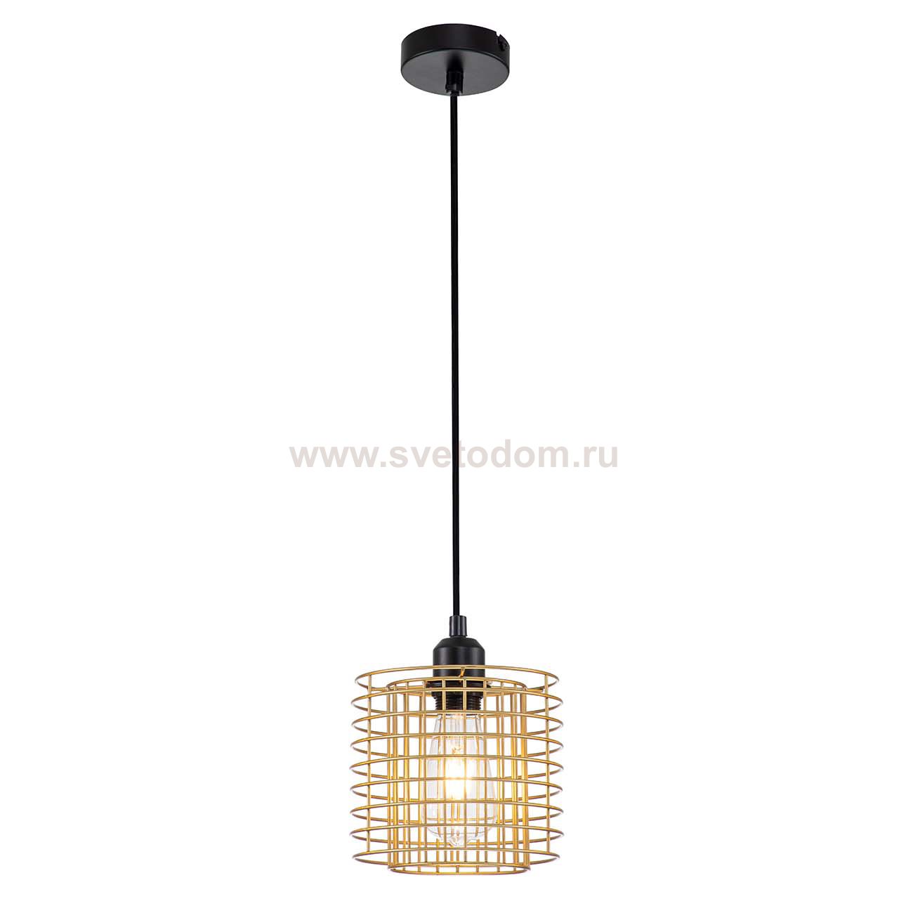 Подвесной светильник Escada 10190/1S E27*40W Gold GRID
