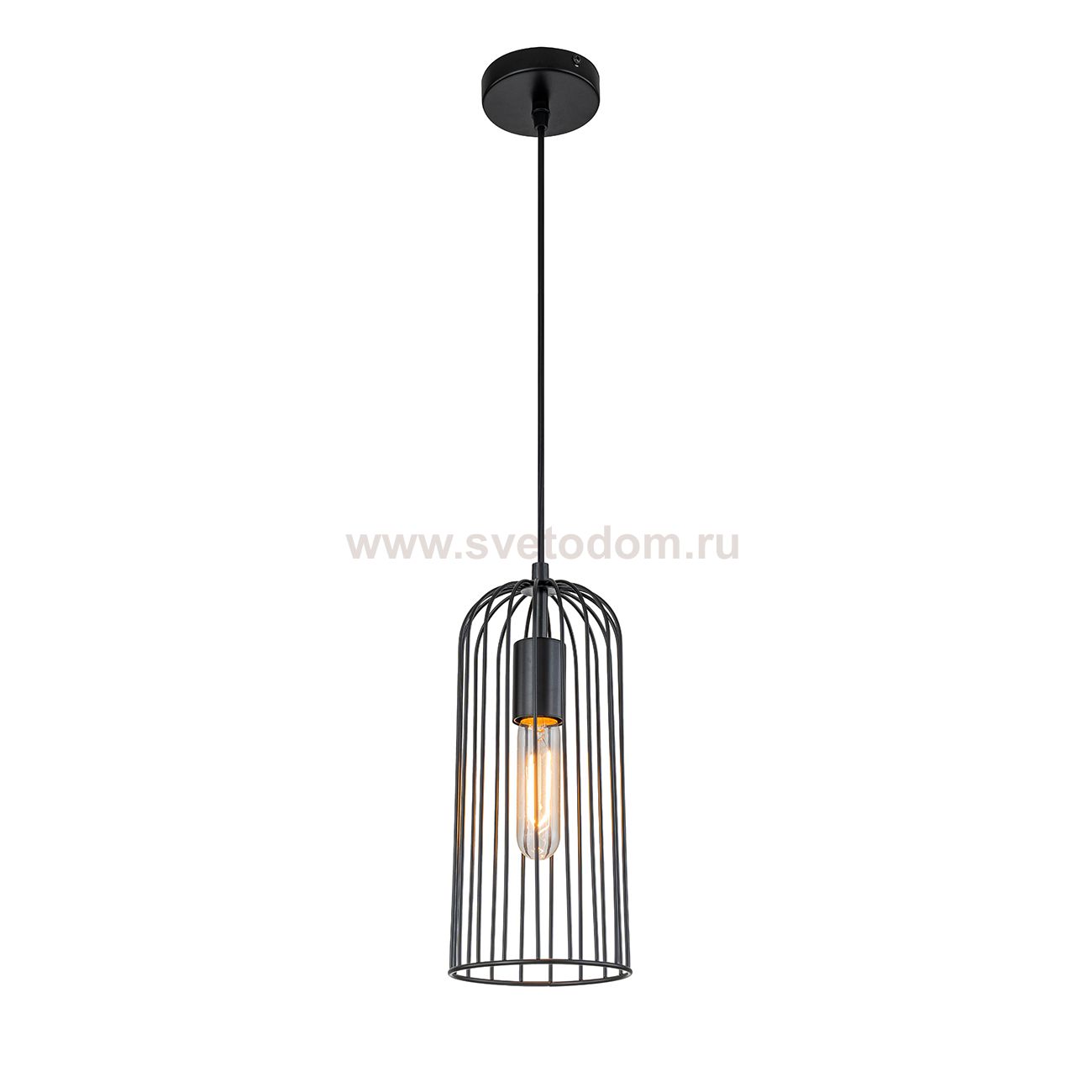 Подвесной светильник Escada 10198/1S E27*60W Black PHOENIX