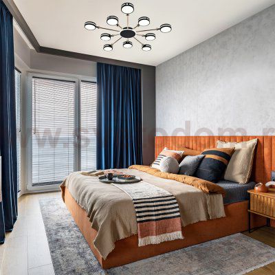 Потолочный светильник Escada 10206/10 LED*130W Black/Gold
