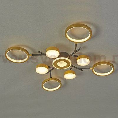 Потолочный светильник Escada 10206/9 LED*97W Black/Gold OPTIMAL