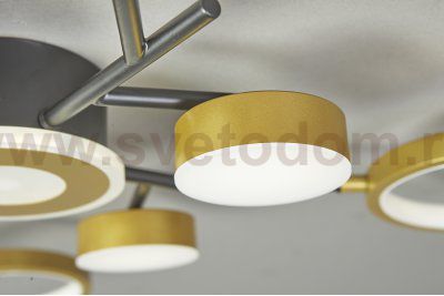 Потолочный светильник Escada 10206/9 LED*97W Black/Gold OPTIMAL