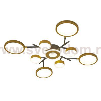 Потолочный светильник Escada 10206/9 LED*97W Black/Gold OPTIMAL