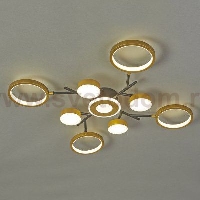 Потолочный светильник Escada 10206/9 LED*97W Black/Gold OPTIMAL
