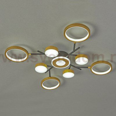 Потолочный светильник Escada 10206/9 LED*97W Black/Gold OPTIMAL