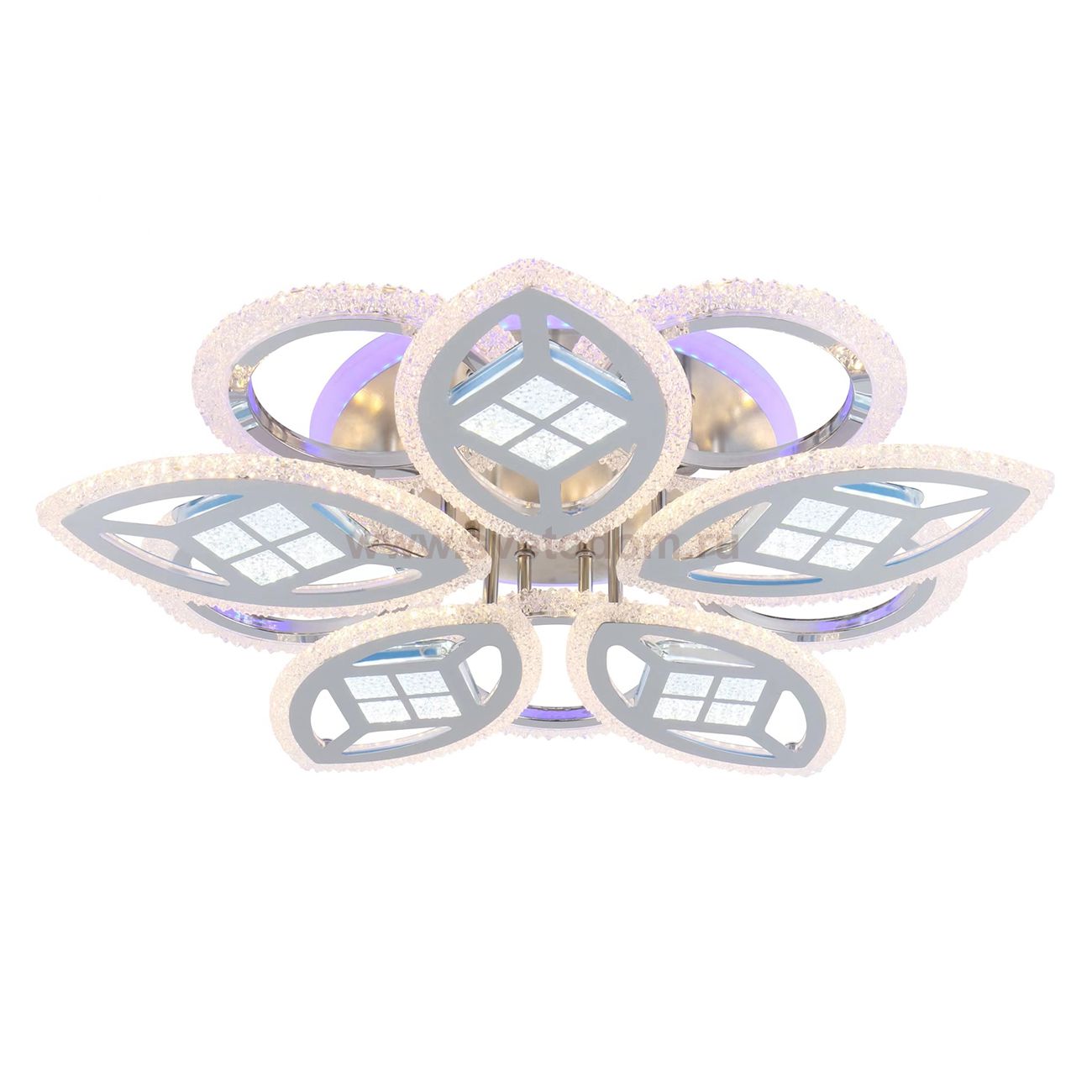 Потолочный светильник Escada 10207/10 LED*152+20W Chrome ALGOL