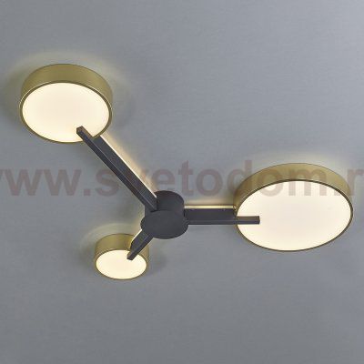 Потолочный светильник Escada 10209/3 LED*68W Gold/Black EXPERT