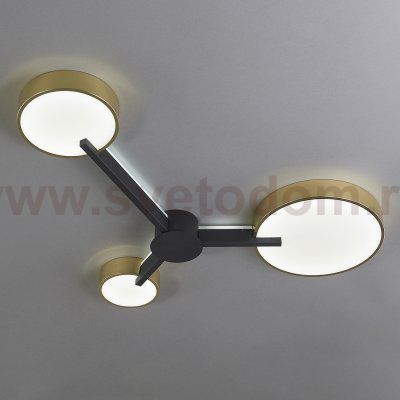 Потолочный светильник Escada 10209/3 LED*68W Gold/Black EXPERT