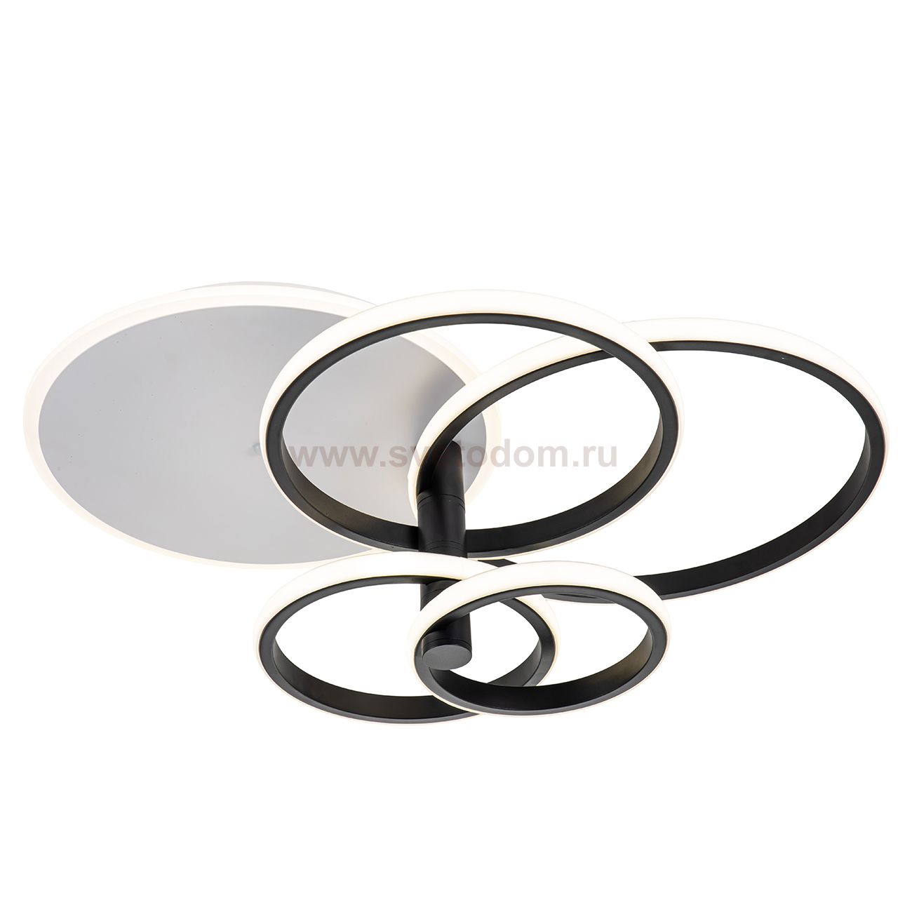 Потолочный светильник Escada 10213/4 LED*84+24W White/Black CONTOUR