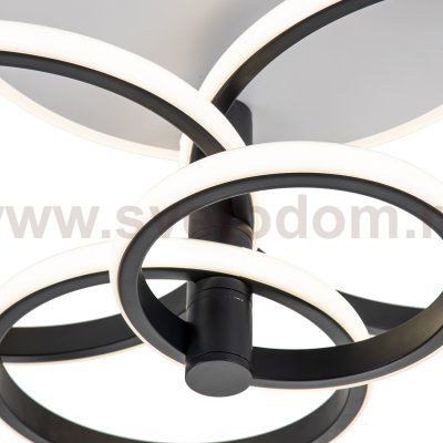 Потолочный светильник Escada 10213/4 LED*84+24W White/Black CONTOUR