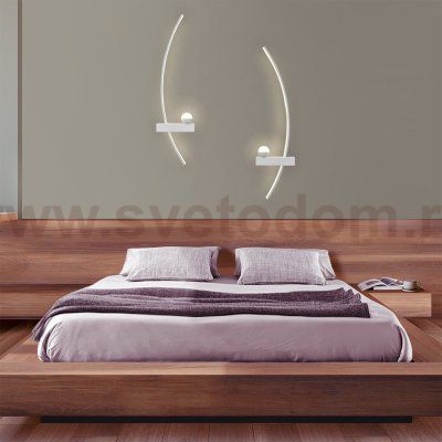 Настенный светильник Escada 10220/2 LED*15W White R