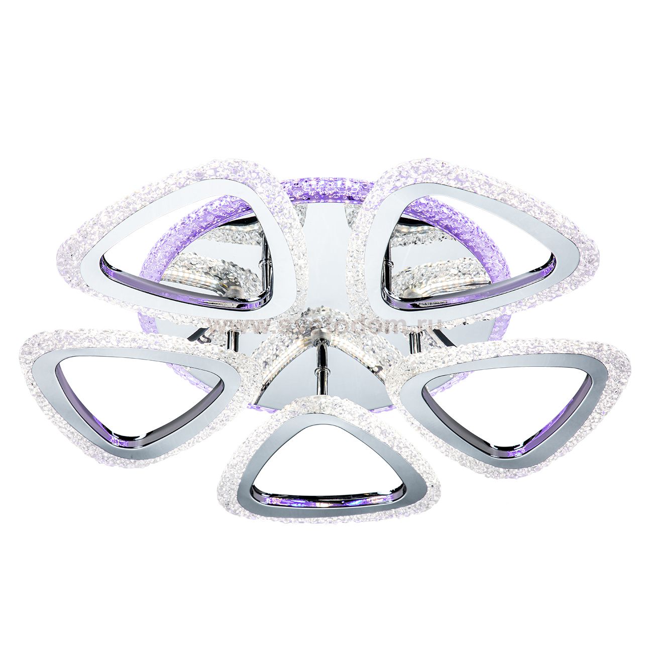 Потолочный светильник Escada 10221/5 LED*60+18W Chrome CANDY