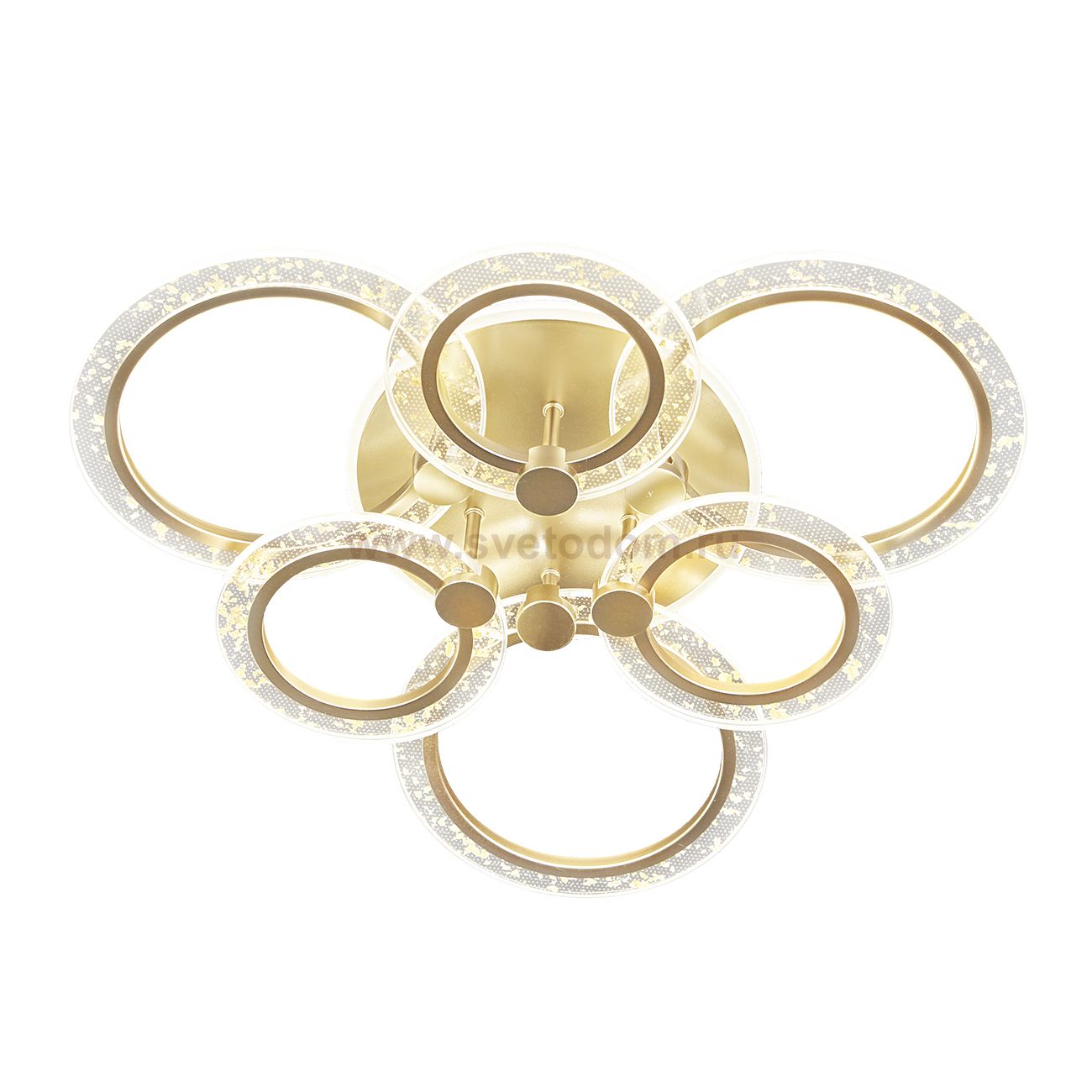 Потолочный светильник Escada 10225/6 LED*97W BL Gold ENIGMA