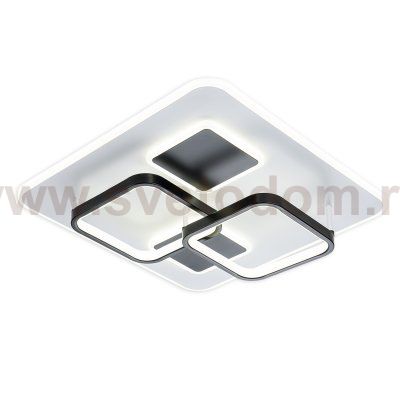 Потолочный светильник Escada 10235/4 SQUARE LED*105W Black/White MODULE