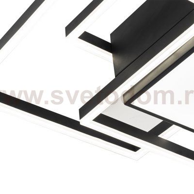 Потолочный светильник Escada 10242/4 LED*143W Black TWINS