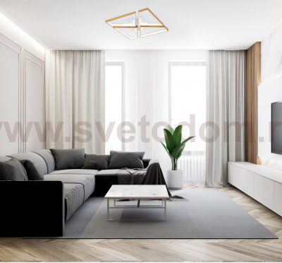 Потолочный светильник Escada 10245/4 LED*110W Gold