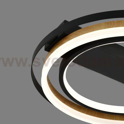 Потолочный светильник Escada 10247/2 LED*60W Black/Wood