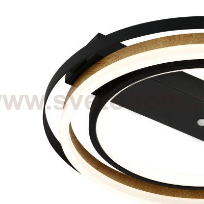 Потолочный светильник Escada 10247/2 LED*60W Black/Wood
