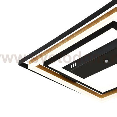 Потолочный светильник Escada 10249/2 LED*83W Black/Wood