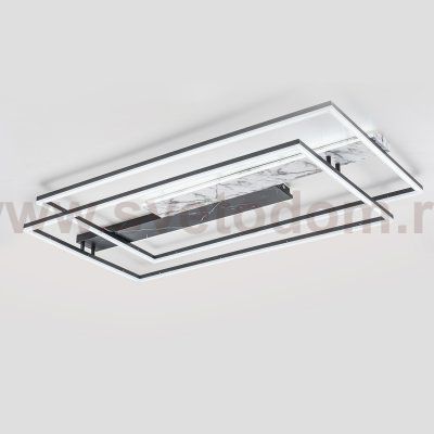 Потолочный светильник Escada 10250/2 LED*205W Black/White marble