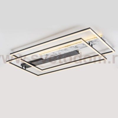 Потолочный светильник Escada 10250/2 LED*205W Black/White marble