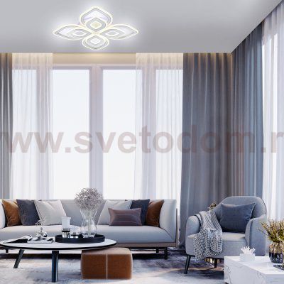 Потолочный светильник Escada 10262/4 LED*221W White KAFFA