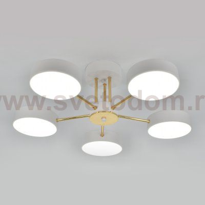 Светильник на штанге Escada 10262/5 LED*64W White/Gold