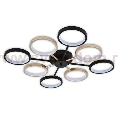 Потолочный светильник Escada 10262/8 LED*50W Black/Gold