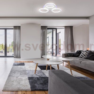 Потолочный светильник Escada 10263/3 LED*108+6.5W White CENTAURI