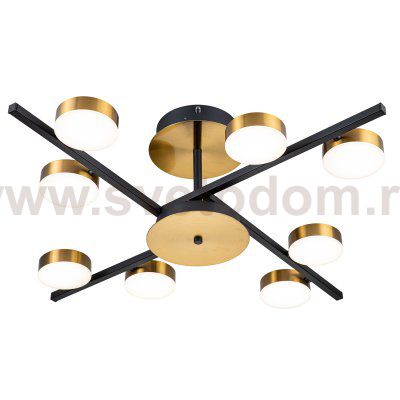 Светильник на штанге Escada 10266/8 LED*120W Black/Brass ALCOR