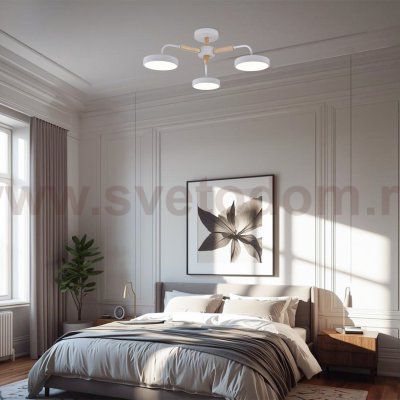 Светильник на штанге Escada 10270/3 LED*60W White/Wood