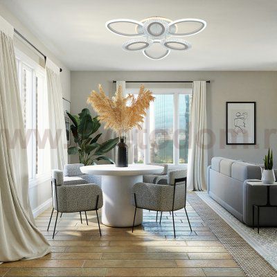Потолочный светильник Escada 10275/6 LED*64W White APP