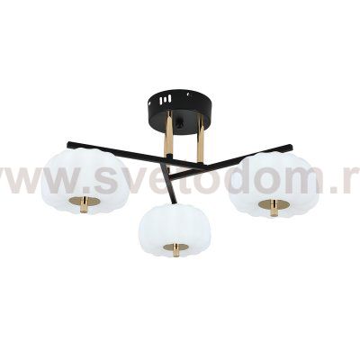 Потолочный светильник Escada 10301/3 LED*30W Black/Gold