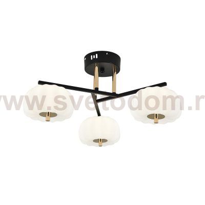 Потолочный светильник Escada 10301/3 LED*30W Black/Gold
