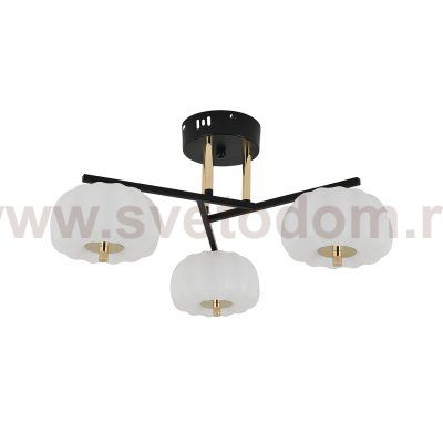 Потолочный светильник Escada 10301/3 LED*30W Black/Gold